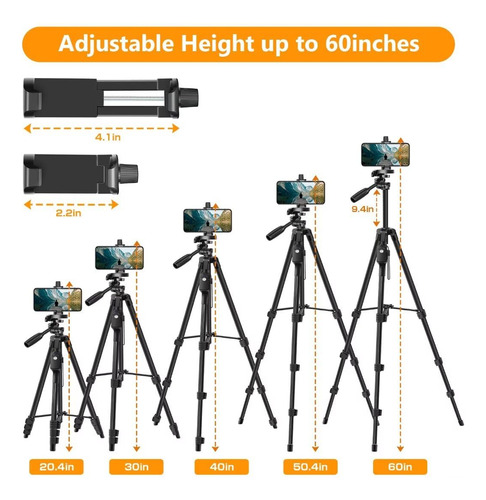 Trípode De Aluminio TriPod Xxxu 60 Para Cámara, Con Mando A