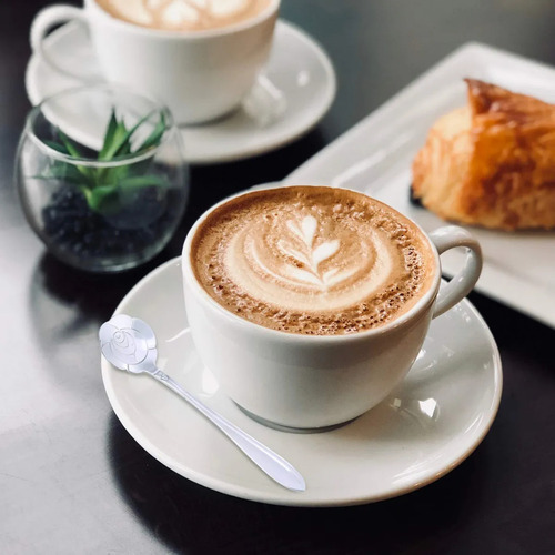 Juego De 16 Cucharas De Café De Acero Inoxidable Con