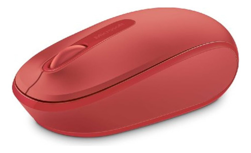 Ratón Móvil Inalámbrico Microsoft 1850 - Rojo Llama. Cómodo 