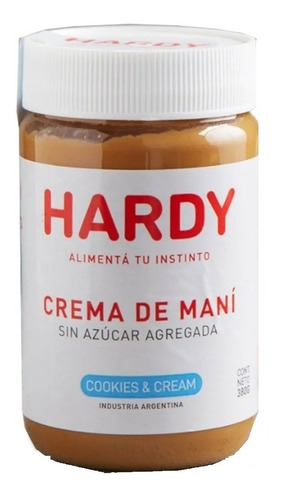 Hardy Crema De Maní 100% Natural Sin Azucar Agregada