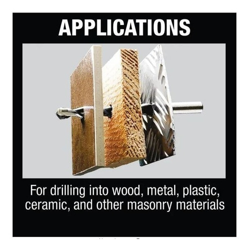 Kit De 5 Piezas De Brocas Multimaterial Makita B69076