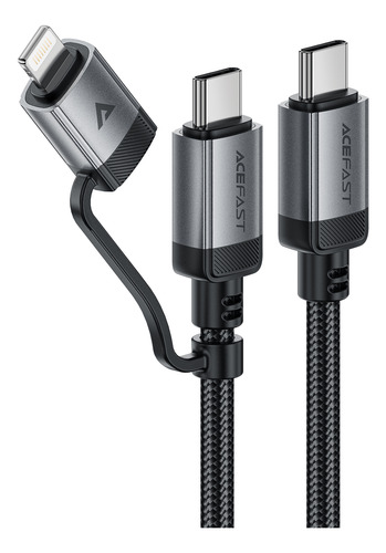 Cable Acefast C20-01 Usb-c/lightning 60w Mfi Tejido