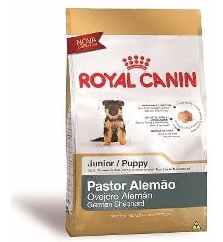 Imagem 1 de 3 de Ração Royal Canin Junior Pastor Alemão Cães Filhotes 12 Kg