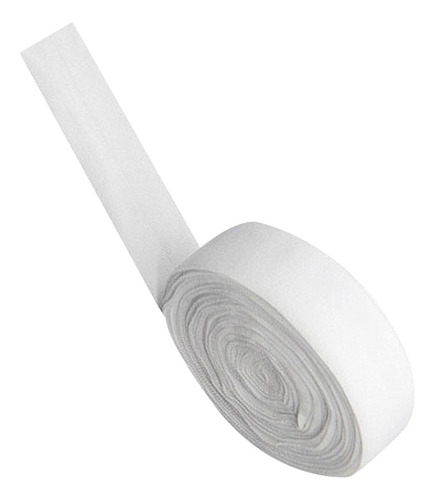 Cordão Elástico Trançado Com Miçangas Branco Branco 2cm
