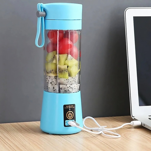 Mini Liquidificador Portátil Mixer Shake Suco Juice Vitamina Cor Roxo