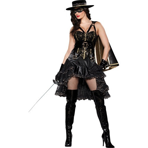 Disfraz De Bandida Sexy Para Mujer Talla: L Halloween