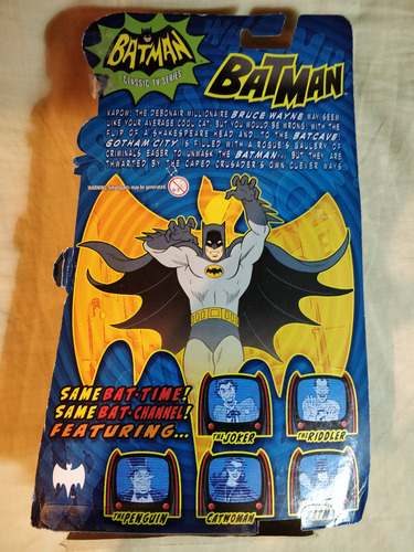 Batman Classic Tv Series Mattel!! Adam West Semi Nuevo!! (Usado)