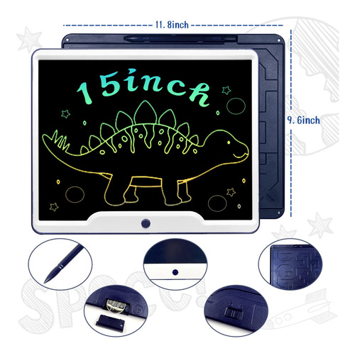 Tableta De Escritura Lcd Richgv, Bloc Electrónico Para Garab