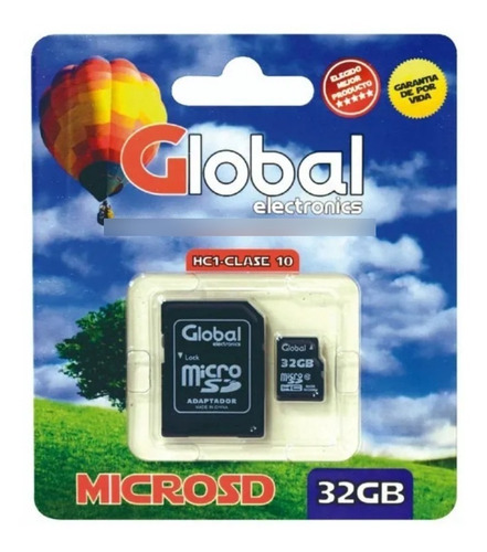 Tarjeta Sd 32gb Adaptador Clase 10 Memoria Micro Sd  Devoto