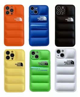 Funda Puffer Case Para iPhone 11 13 14 Promax The North Face