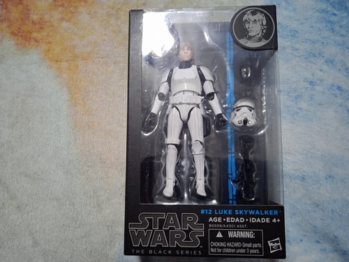 Black Series Star Wars Luke Skywalker Hasbro Línea Azul