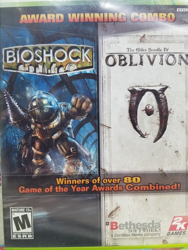 Bioshock & The Elder Scrolls Iv Oblivion Para Xbox 360 