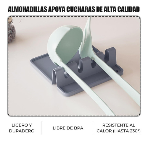 Porta Utensilios Silicona, Porta Utensilios Cocina De 2 Pcs