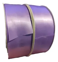 Comprar  Rollo Listón Satinado Una Cara #9 3.8cm 45mts Rosa Eterna Lila Liso