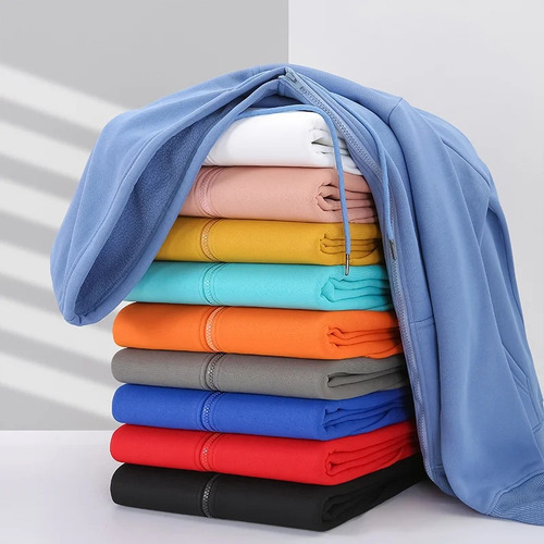 Sudadera Hombre Con Capucha De Calidad Con Cierre Hoodie