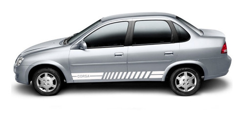 Vinilo Auto Lateral Tunning Franjas Ploteo Chevrolet Corsa