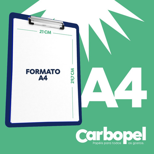 Imagem 3 de 5 de Papel Color Plus 180g Tam A4 Massa Colorida 50 Fls + Brinde