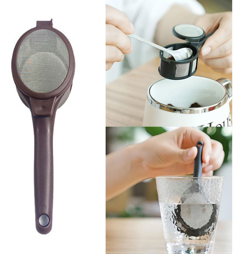 Cuchara De Filtro De Polvo Con Cápsula De Café, Colador