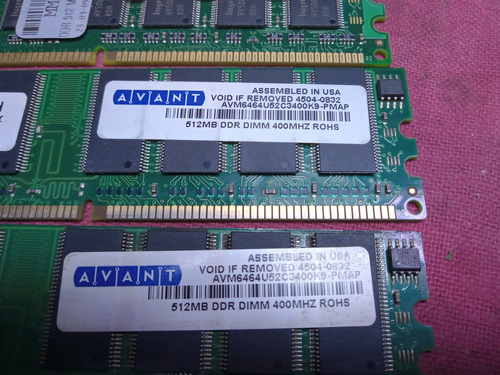 Memorias Ddr 512mb Varias Marcas (Usado)