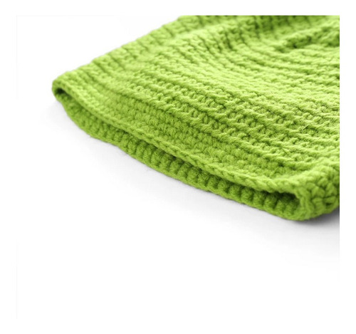 Imagem 5 de 6 de Touca Shrek Em Croche Chapéu Boina Gorro Fantasia Cosplay