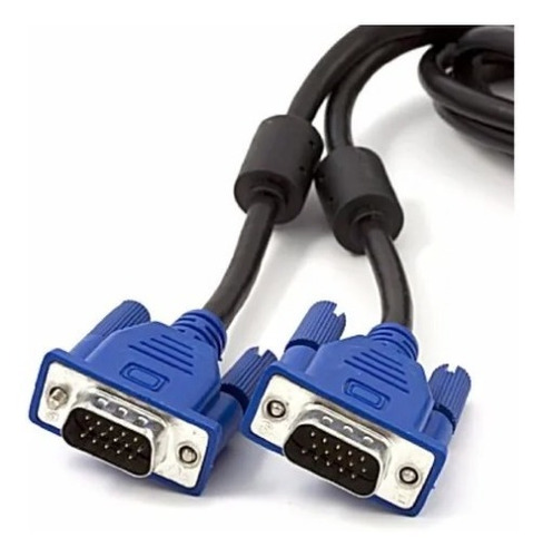 Cabo Extensão Vga Com Ferrite 1,5 Metros