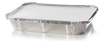 Envase De Aluminio 1l Con Tapa Pack X 80 Unidades C-20