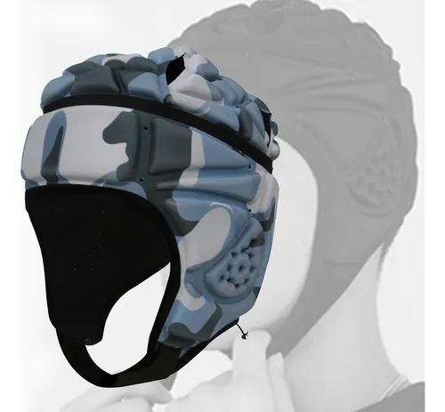 Adjustable Rugby Eva Padded Headgear Colorful Camouflage