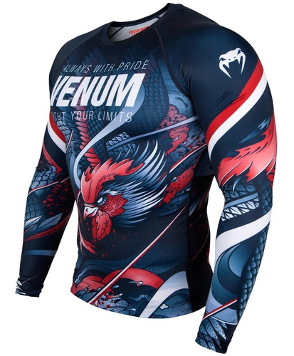 Rashguard Compresion Venum Rooster Jiu Jitsu Mma Functional