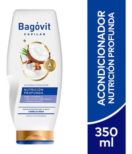Bagovit Acondicionador Nutricion Profunda Cabello Seco 350ml
