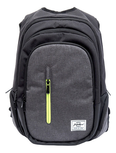 Mochila Cool Office Fd-7500 Plomo Color Negro