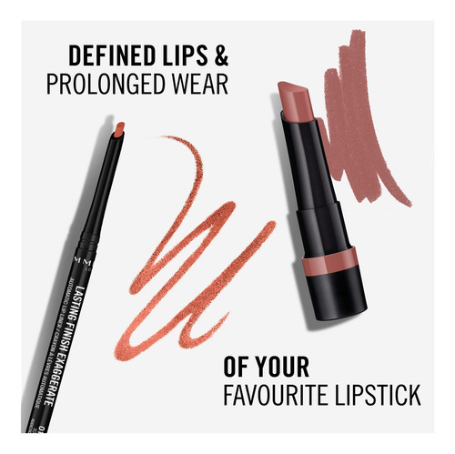 Delineador De Lábios Rimmel Lasting Finish Exaggerate 2018 R