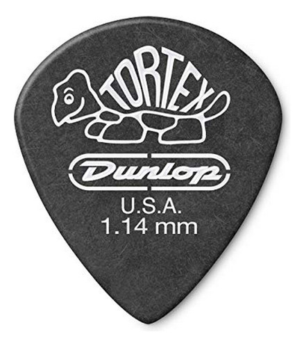 Dunlop 482p1.14 Tortex Pitch Black Jazz Iii, 1.14 Mm, 12 - P