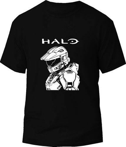 Camiseta Halo Gamer Spartan Vintage Tv Tienda Urbanoz
