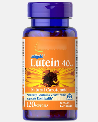 Lutein 40 Mg Con Zeaxanthin 120 Softgels | Puritan's Pride