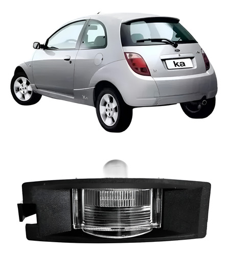 Par Lanternas De Placa Ford Fiesta / Ka Com Lâmpadas