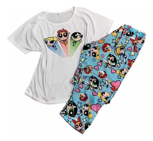 Pijama Pantal n Remera Chicas Super Poderosas Cuotas sin inter s