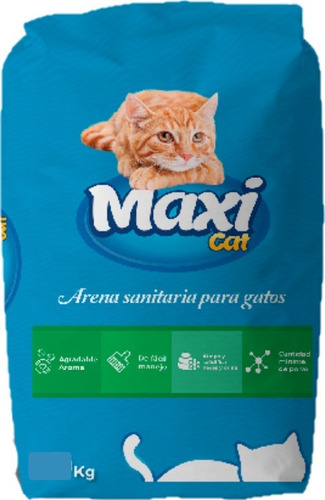 Arena Para Gatos Maxicat X 5 Kg x 5kg de peso neto