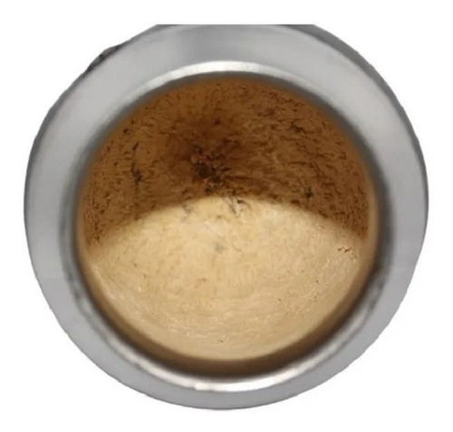 Imagen 2 de 5 de Mate Torpedo Uruguayo Cuero Premium Virola Acero Inoxidable