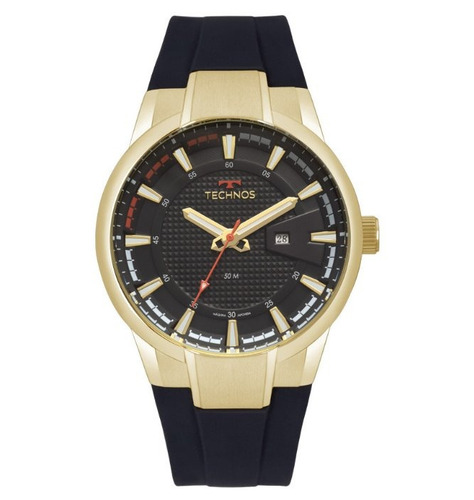 Relógio Technos Masculino Dourado Perform Racer 2117laz/8p
