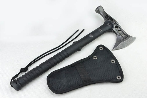 Hacha Tactica Tomahawk Lanzar Combate Funda Con Martillo 