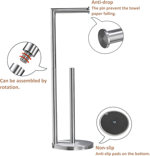 Accesorios De Baño Sus304 - Toallero De Acero Inoxidable Con