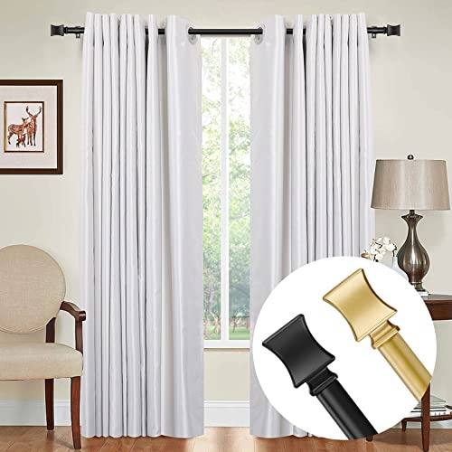 Cortinero Negro Para Ventanas De 110 A 130 Cm