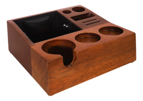 Organizador De Madera Espresso Tamping Station Para Hotel