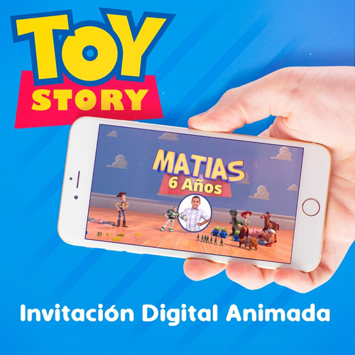 Invitacion Digital Animada De Toy Story 4