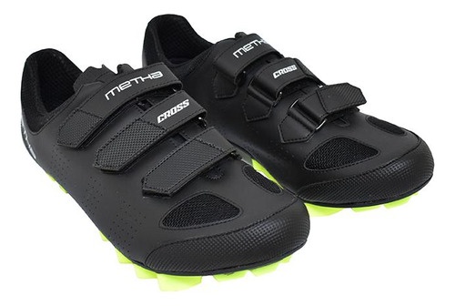 Zapatilla Mtb Metha Cross 37/24cm Negro 3 Abrojos