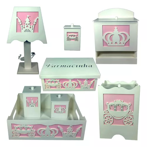 Kit higiene bebê ursinha princesa