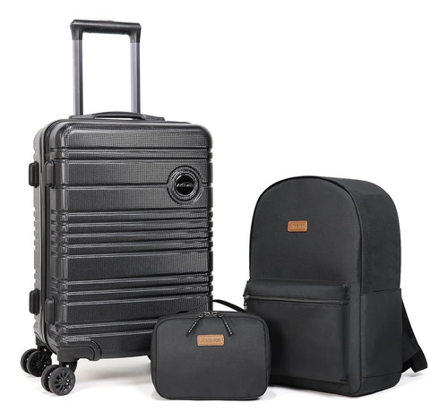 Aklsvion Abs+pc Carry Baggage Set 3 Pcs Suitcace Con Ruedas 