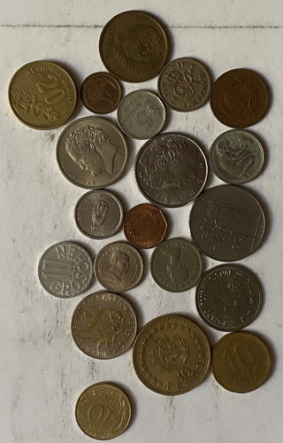 20 Monedas Grecia Argentina Cccp Bolivia Brasil Lote 918/7m