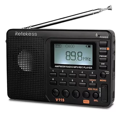 Radio Bolsillo Panasonic Rf-p50d Am/fm Parlante 2aa Color Gris Warranty De  Fábrica: 6 Meses