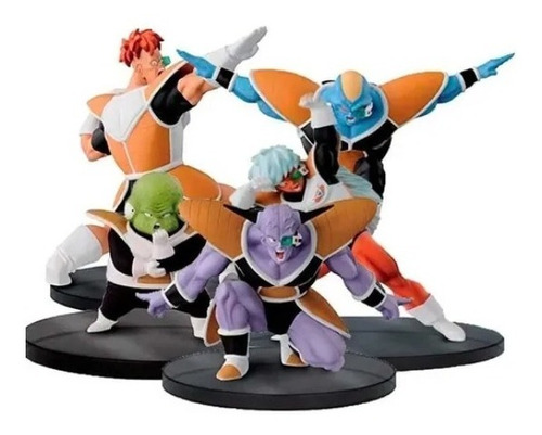 Set Figuras De Las Fuerzas Especiales Ginyu Dragón Ball